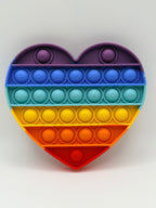 Silicone Heart Alphabet Pop It