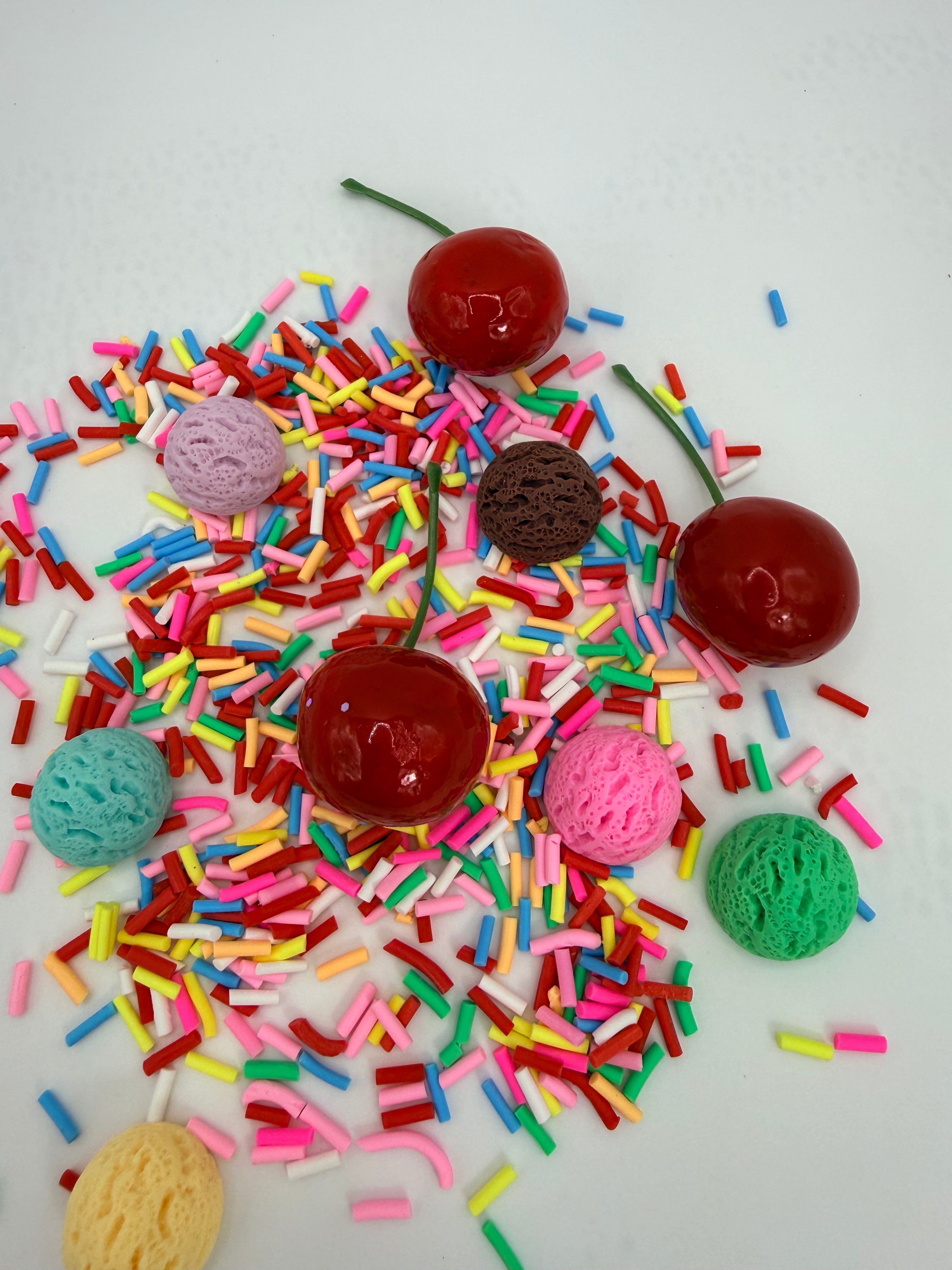 Ice Cream Sundae Slime Charms