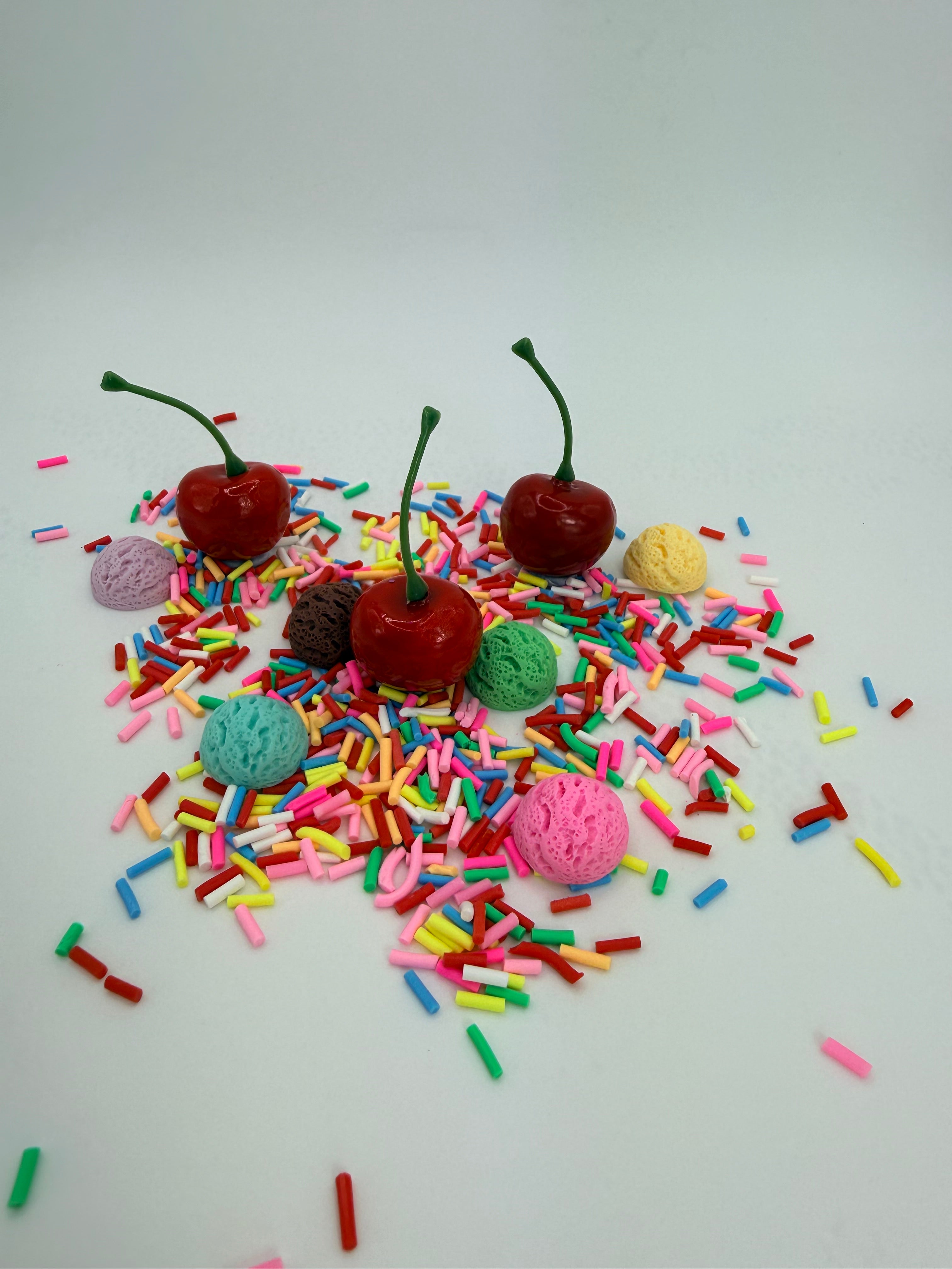 Ice Cream Sundae Slime Charms