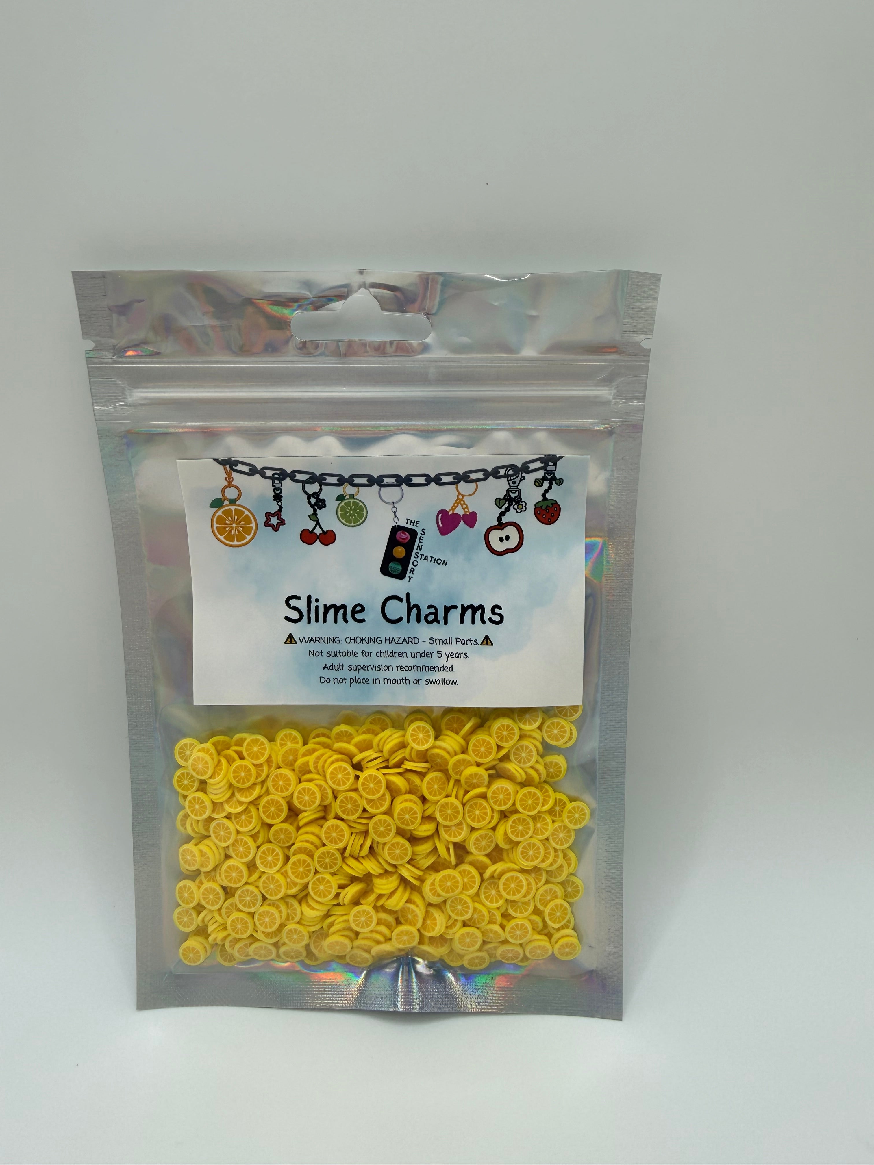 Lemon Slice Slime Charms