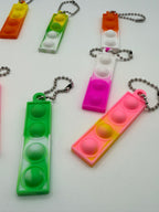 Mini Pop It Keychain Fidget Toy