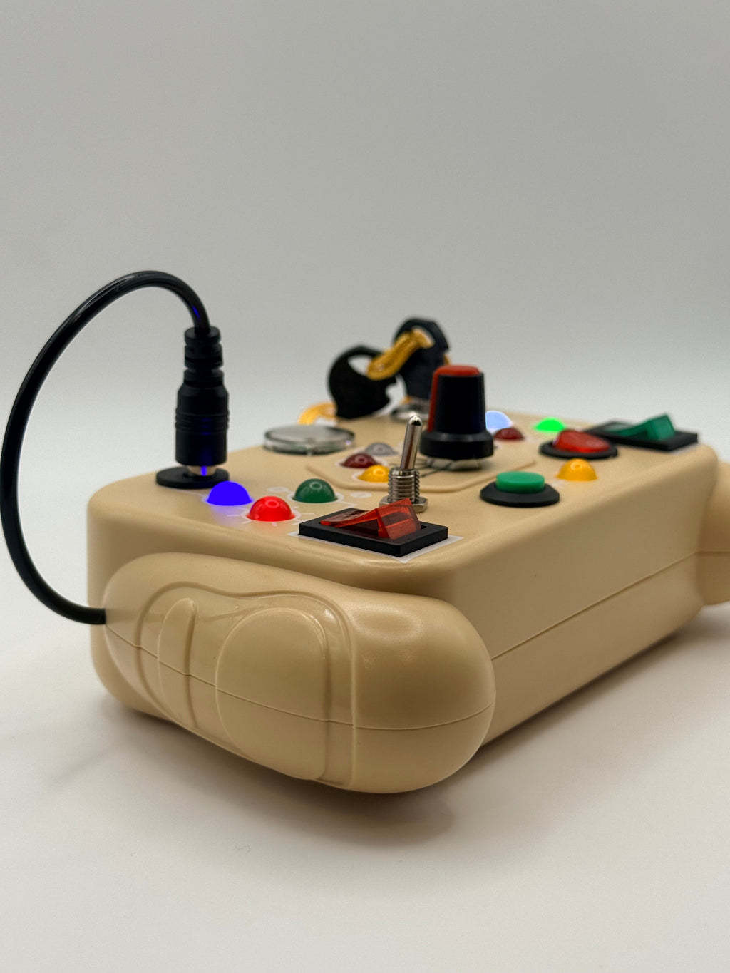 Montessori Busy Board with Lights & Switches