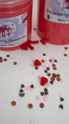 Strawberry Cheesecake Sensory Butter Slime