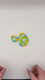 Twisty Fidget Chain Toy | Linked Twist & Turn Sensory Fidget Toy