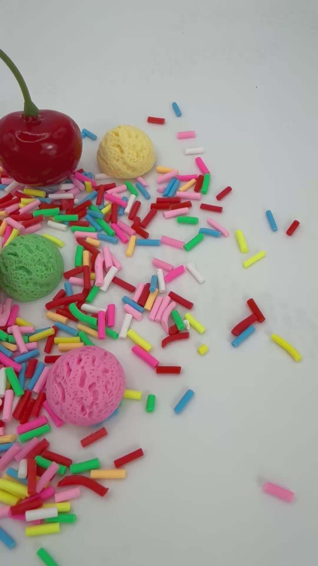 Ice Cream Sundae Slime Charms