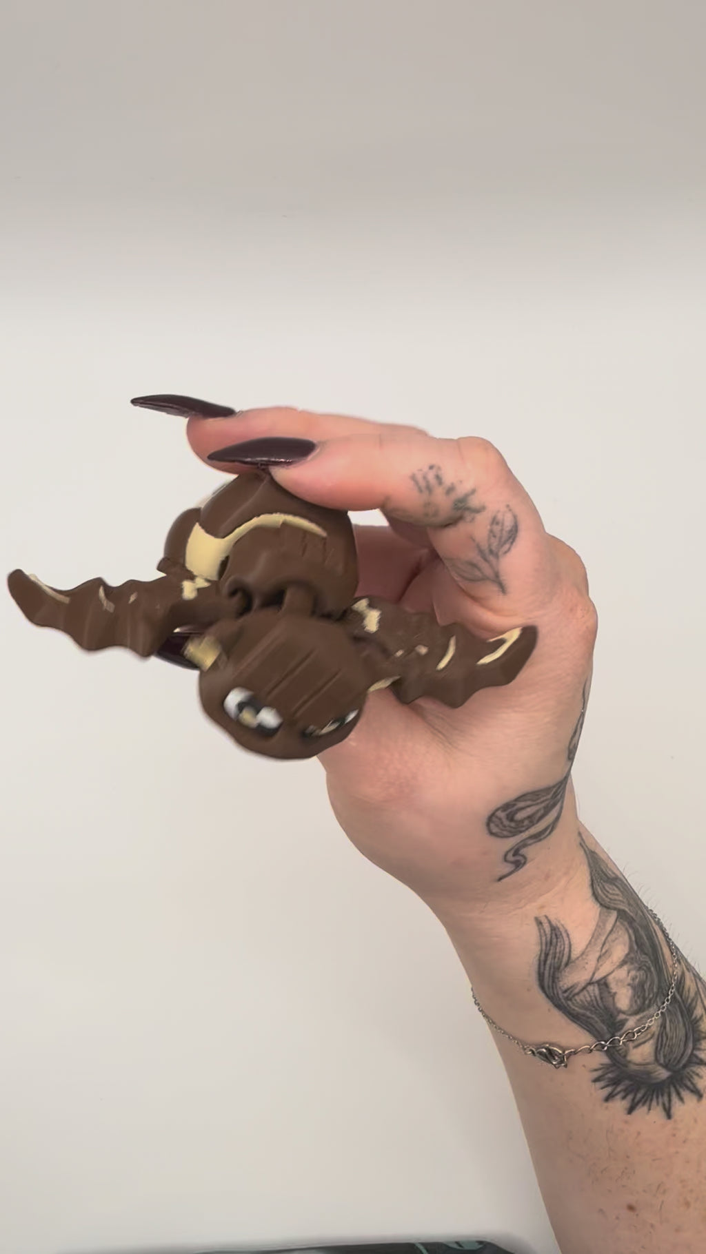 Articulated Chocolate Dragon Fidget Toy