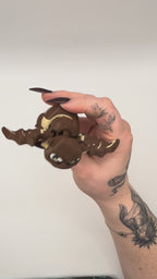 Articulated Chocolate Dragon Fidget Toy