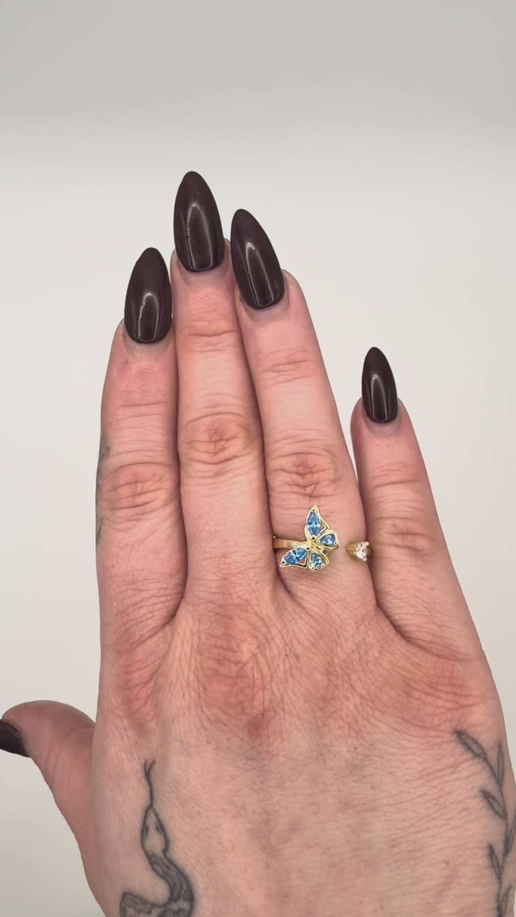 Butterfly Spinner Fidget Ring