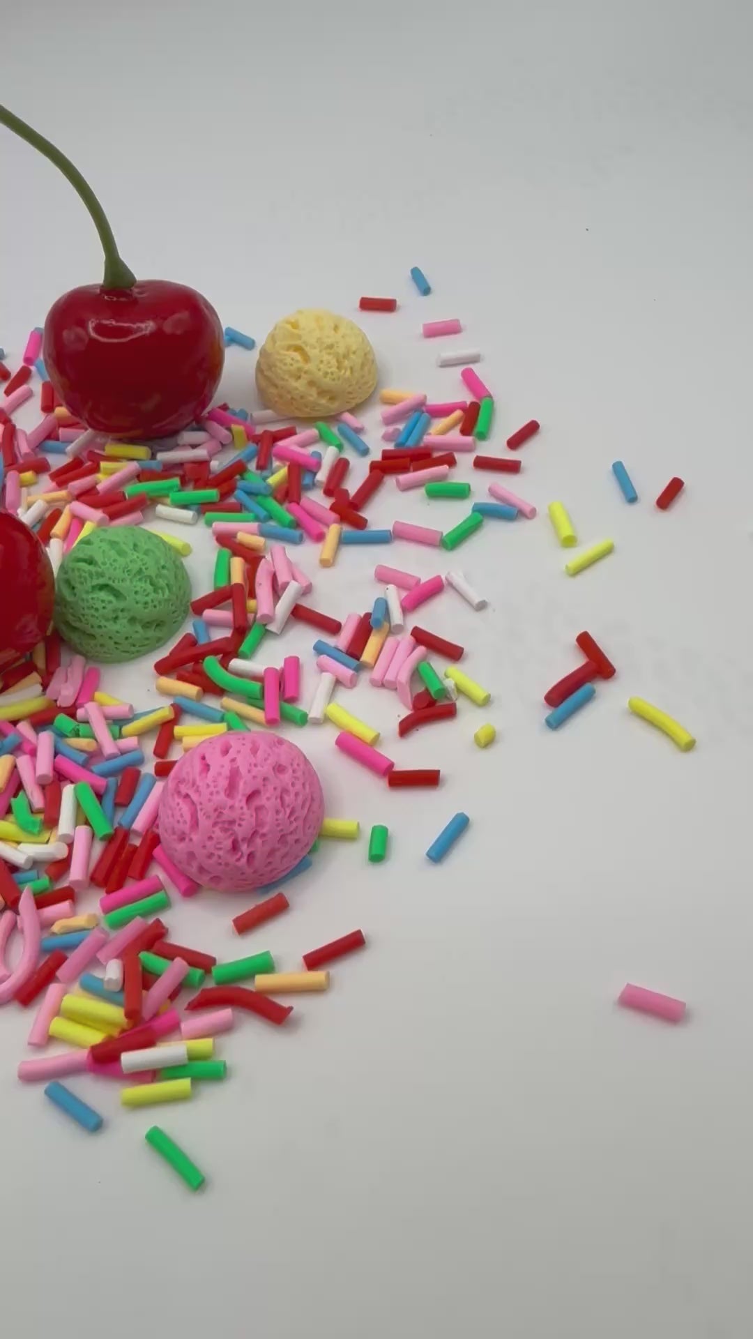 Ice Cream Sundae Slime Charms