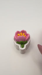 Cherry Blossom Fidget Clicker Keychain