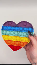 Silicone Heart Alphabet Pop It