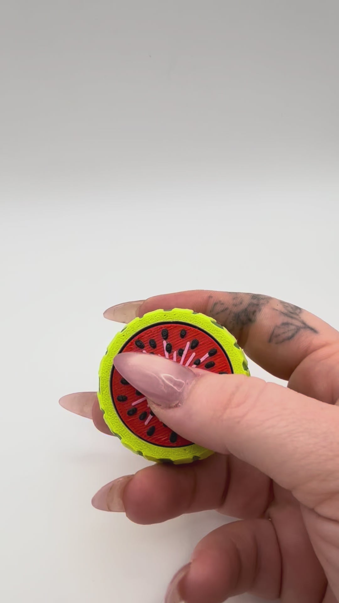 Watermelon Sensory Clicker Keychain