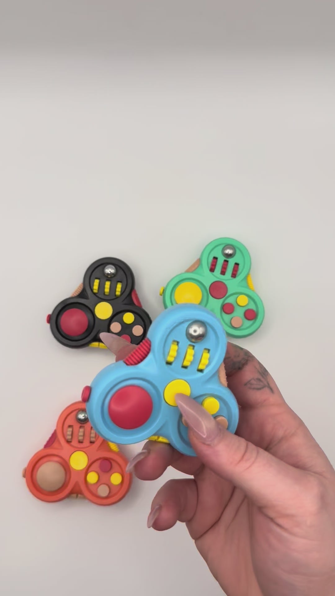 Tri Spinner Interactive Sensory Multi Fidget Toy
