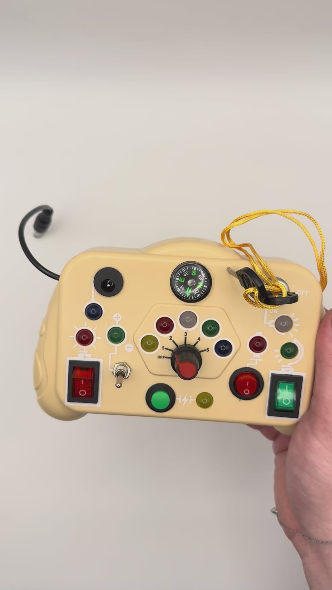 Montessori Busy Board with Lights & Switches