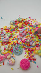 Birthday Cake Slime Charms