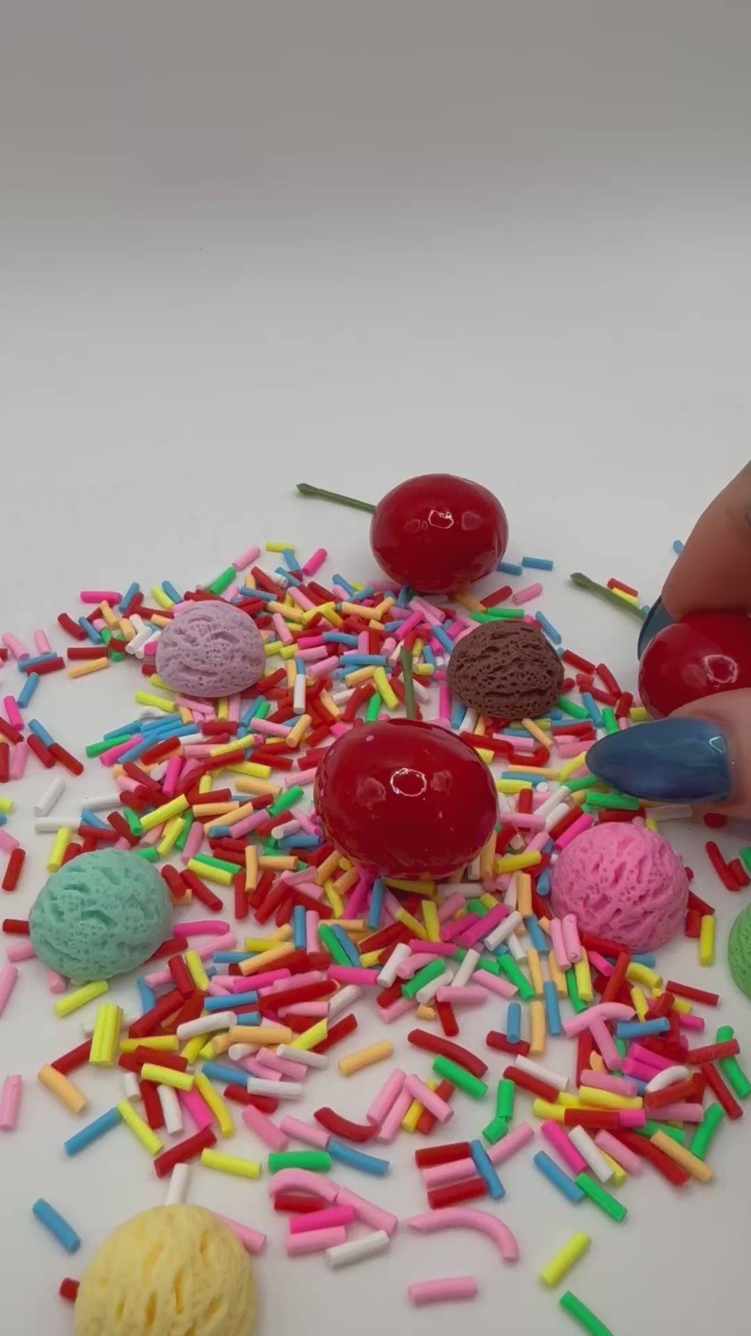 Ice Cream Sundae Slime Charms