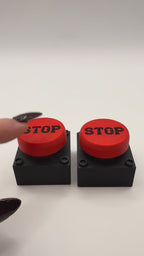STOP Button Fidget Clicker Toy