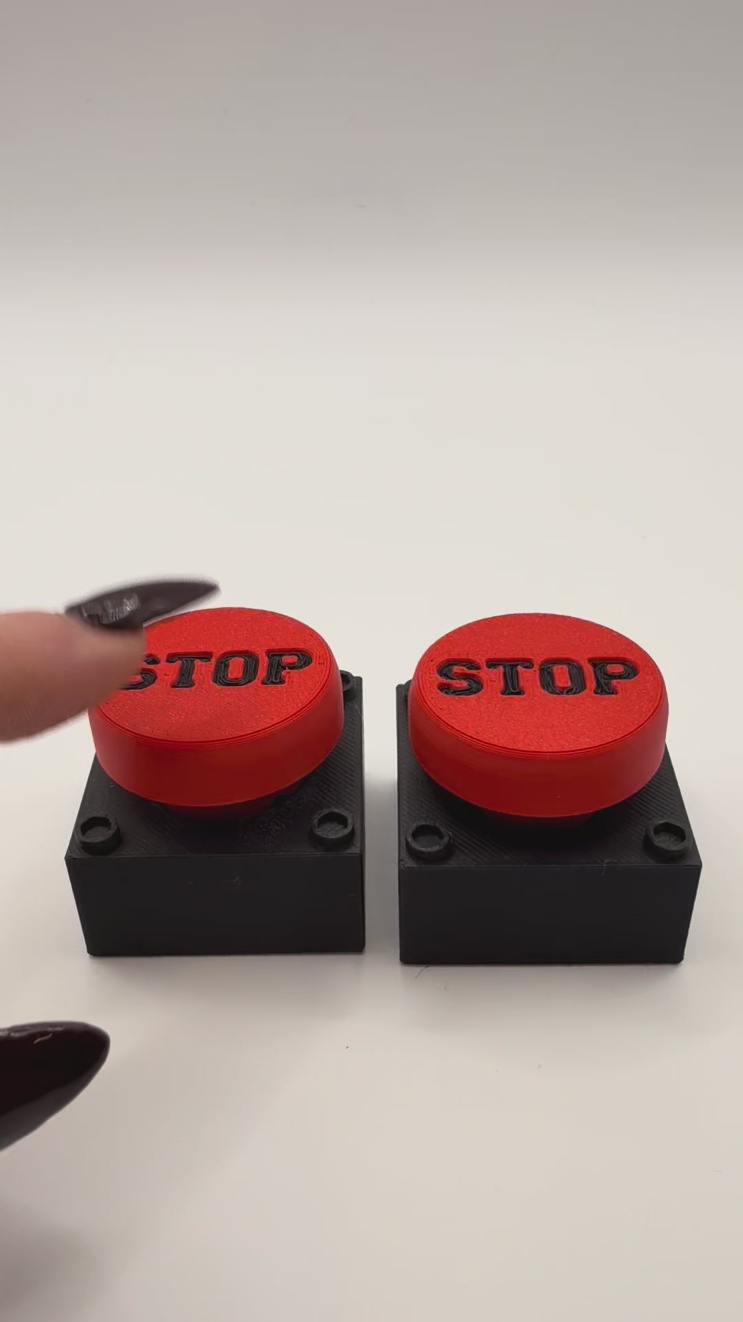STOP Button Fidget Clicker Toy