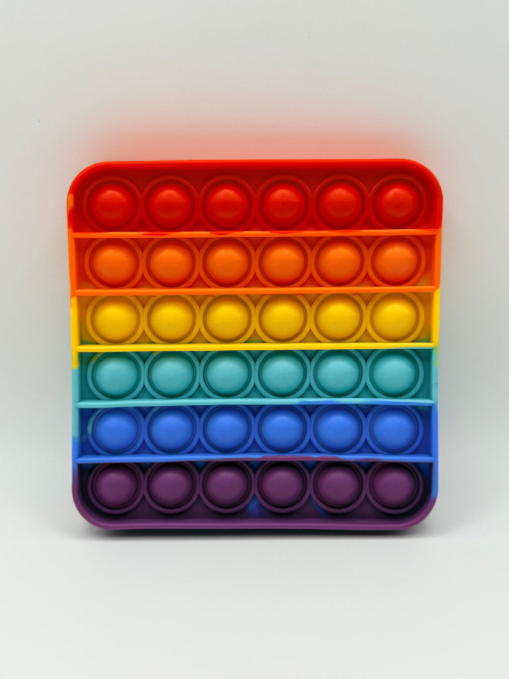 Rainbow Square Pop Fidget Toy