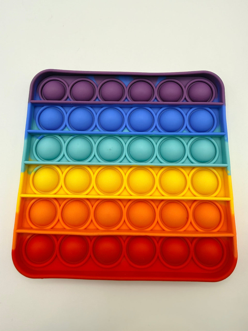 Square Rainbow Pop It Fidget Toy