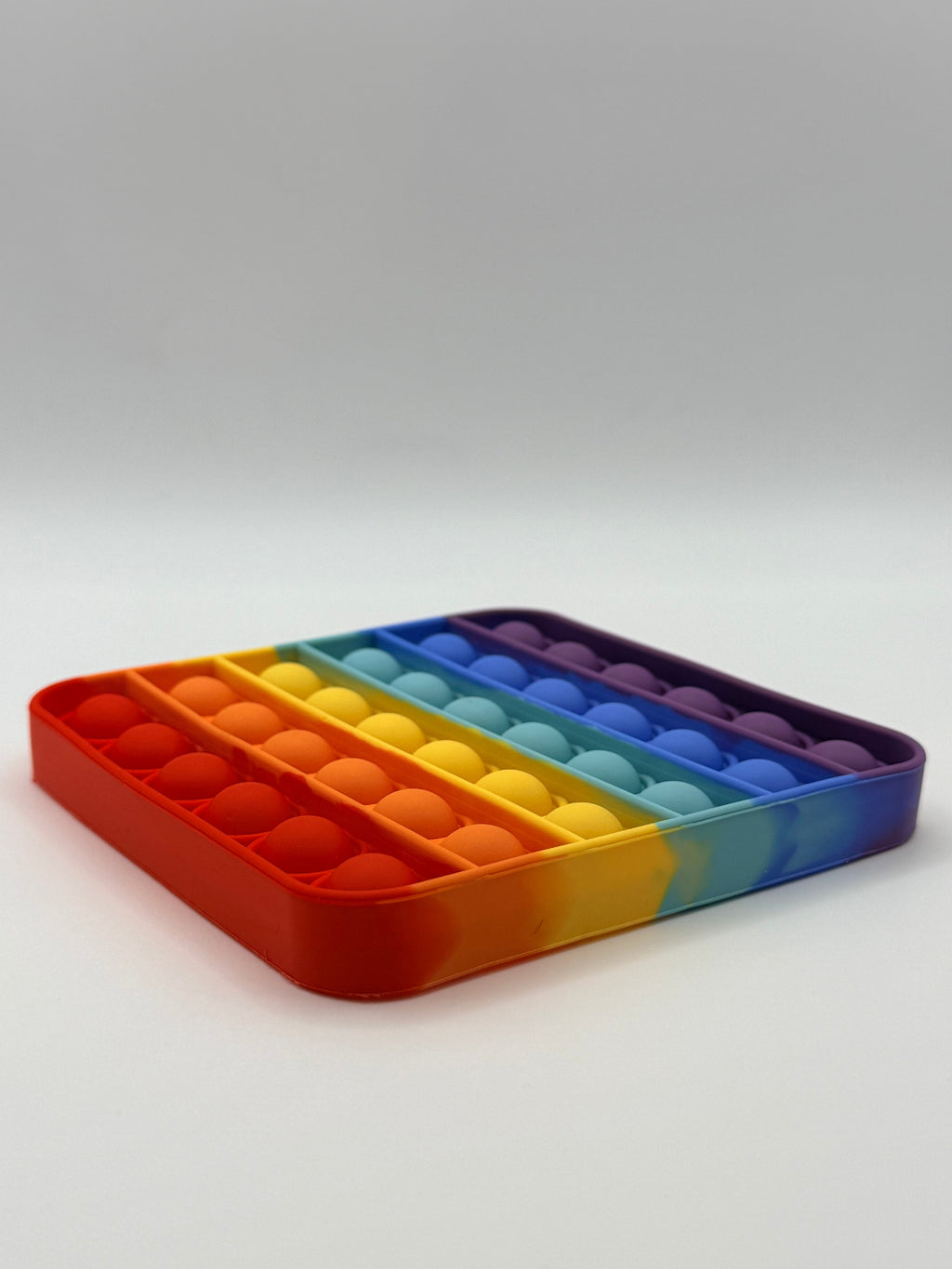 Square Rainbow Pop It Fidget Toy