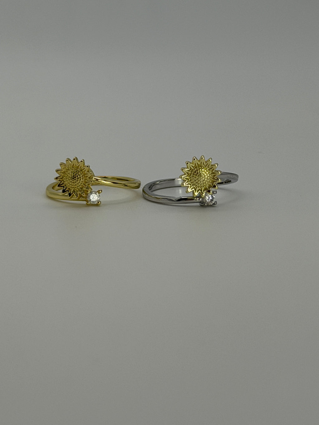 Sunflower Spinner Fidget Ring