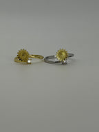 Sunflower Spinner Fidget Ring