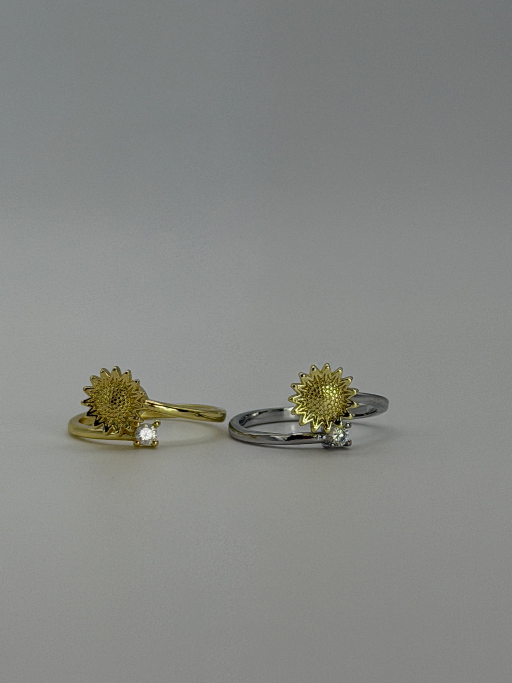 Sunflower Spinner Fidget Ring