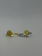 Sunflower Spinner Fidget Ring