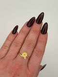 Sunflower Spinner Fidget Ring