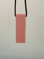 Textured Chewlery Pendant Set - Pink