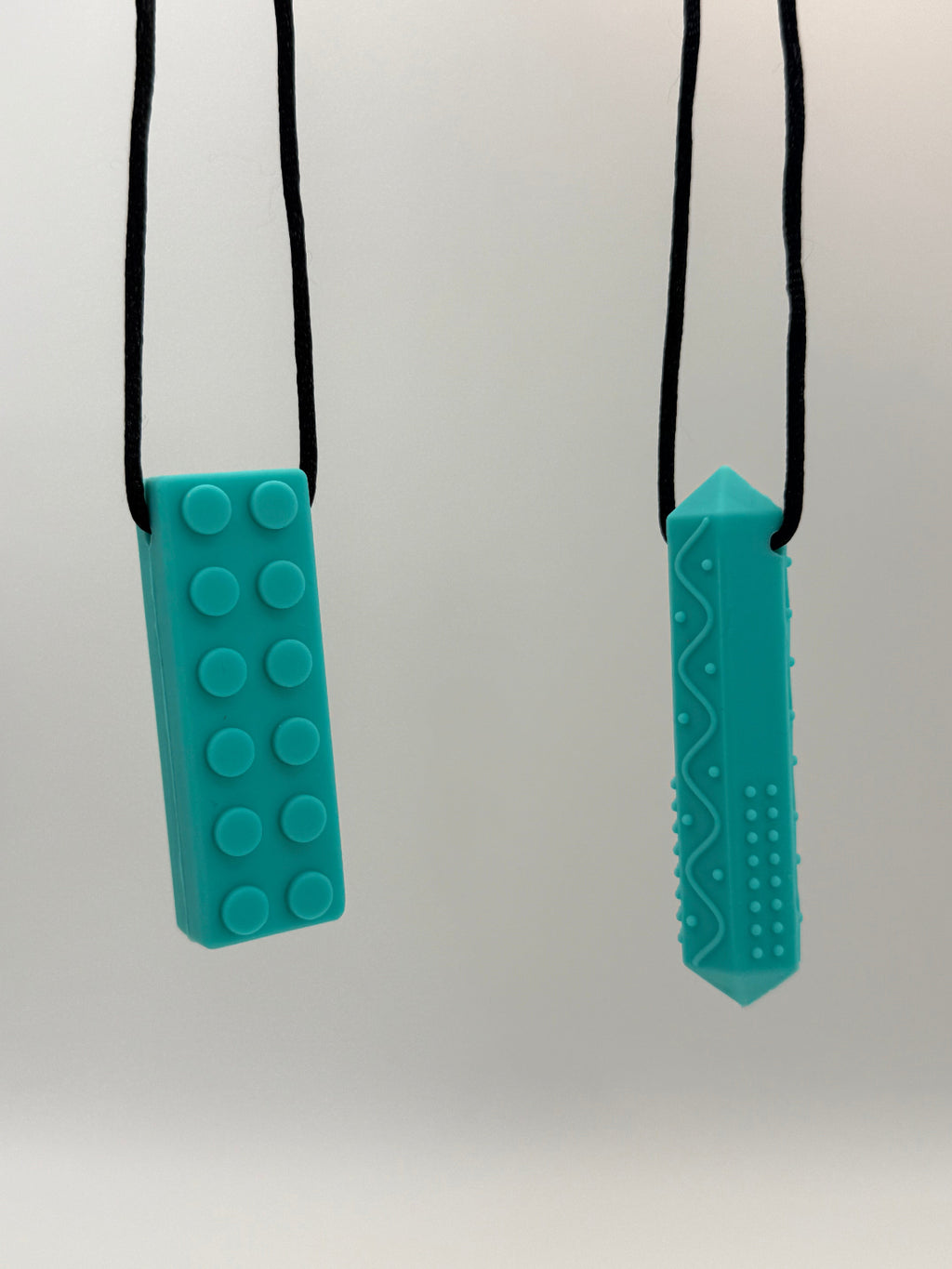 Textured Chewlery Necklace Set - Turquoise Blue