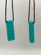 Textured Chewlery Necklace Set - Turquoise Blue