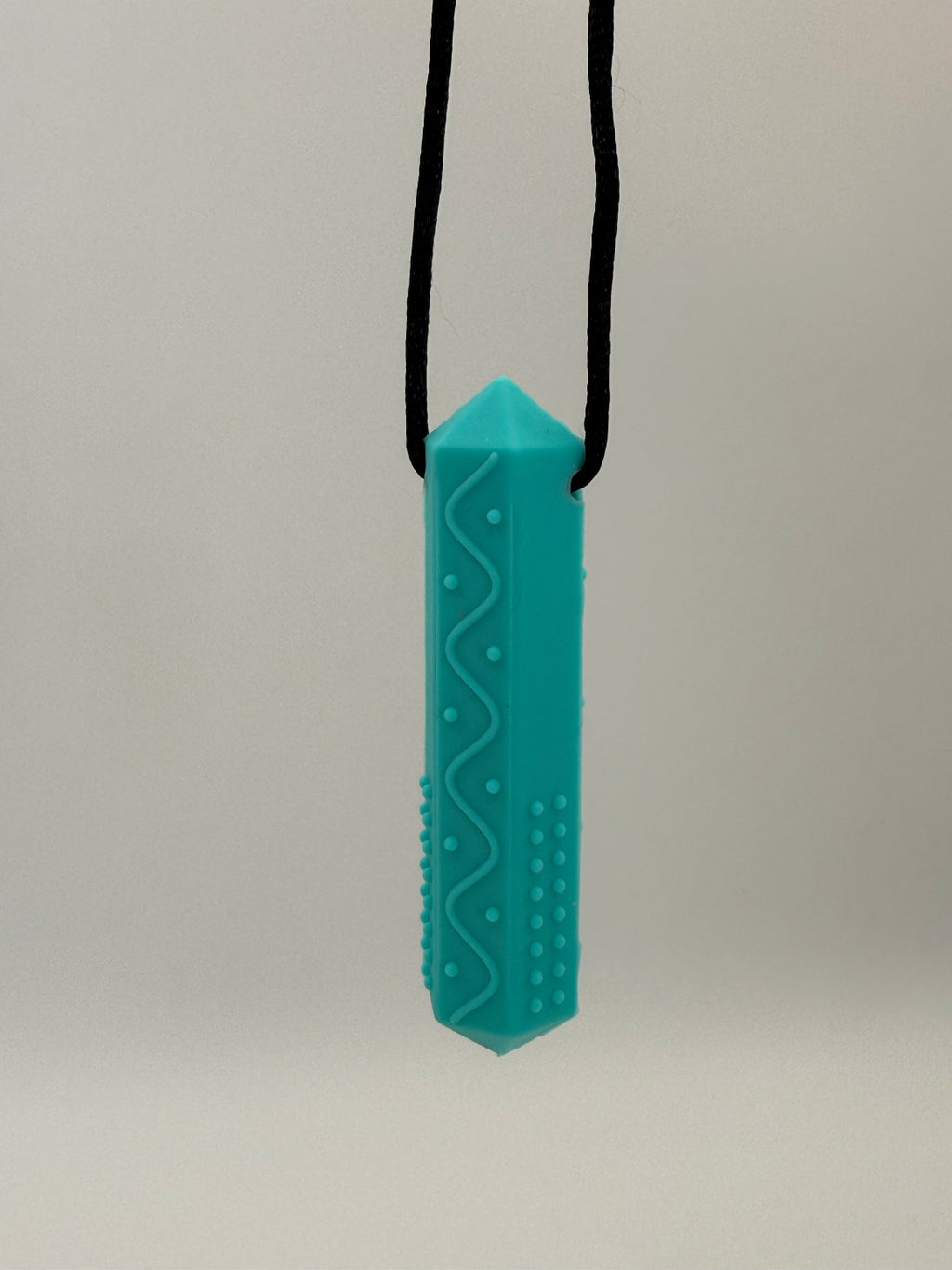 Textured Chewlery Necklace Set - Turquoise Blue