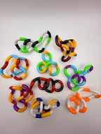 Twisty Fidget Chain Toy | Linked Twist & Turn Sensory Fidget Toy