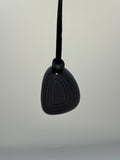 Black Worry Stone Chewlery Necklace